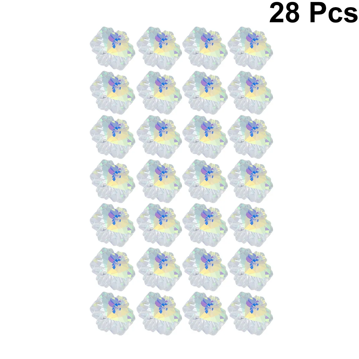 28Pcs Snowflake Pendant Charms Set Glass DIY Jewelry Making Accessories Crystal Charm Pendants for Earrings Clothes Crafts Ab
28Pcs Snowflake Pendant Charms Set Glass DIY Jewelry Making Accessories Crystal Charm Pendants for Earrings Clothes Crafts Ab