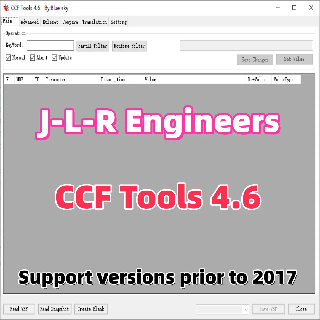 J-L-R Engineer VBF Editing Tool CCF Tools 4.6 Software Chinese Circuit Diagram Encrypted Access Password Generator
J-L-R Engineer VBF Editing Tool CCF Tools 4.6 Software Chinese Circuit Diagram Encrypted Access Password Generator