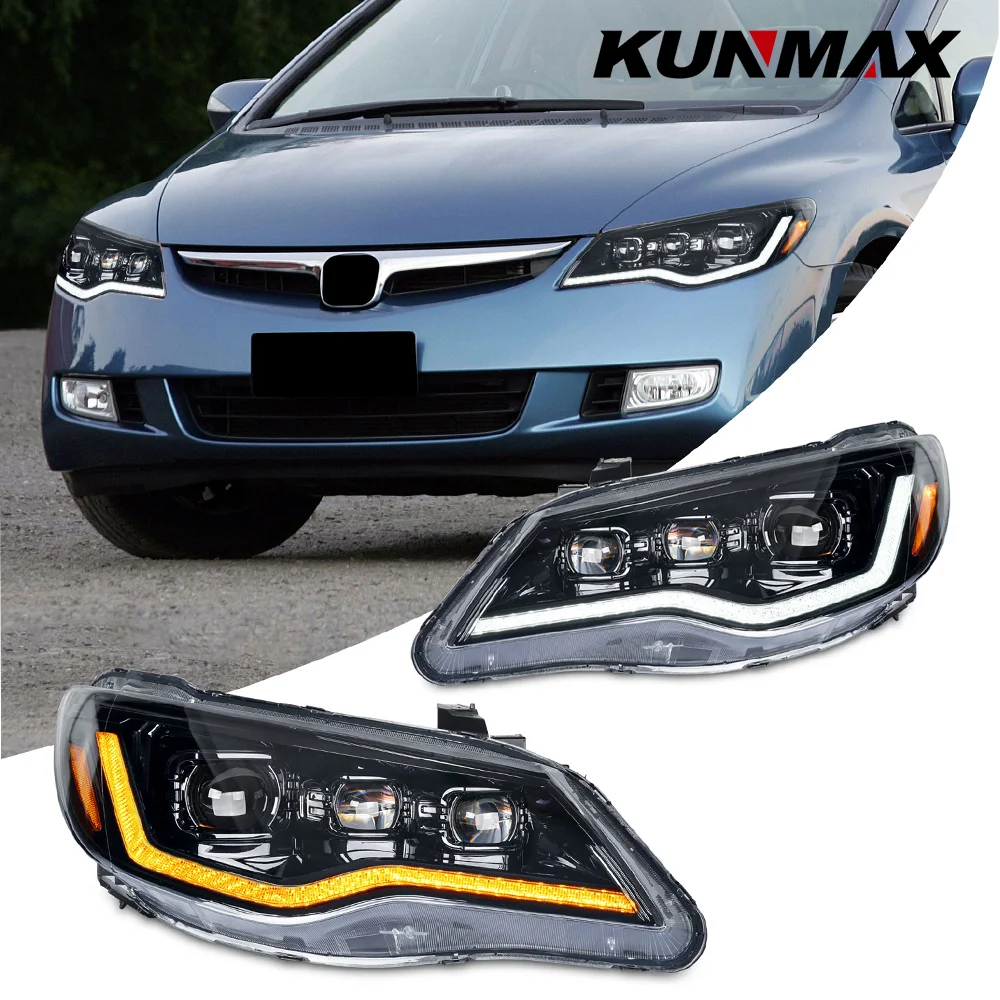 Пара автомобильных фар в сборе для Honda Civic FD1- FD7 2005-2012 8-я светодиодная фара, детали тюнингового света Plug and Play, 2 шт.
Пара автомобильных фар в сборе для Honda Civic FD1- FD7 2005-2012 8-я светодиодная фара, детали тюнингового света Plug and Play, 2 шт.