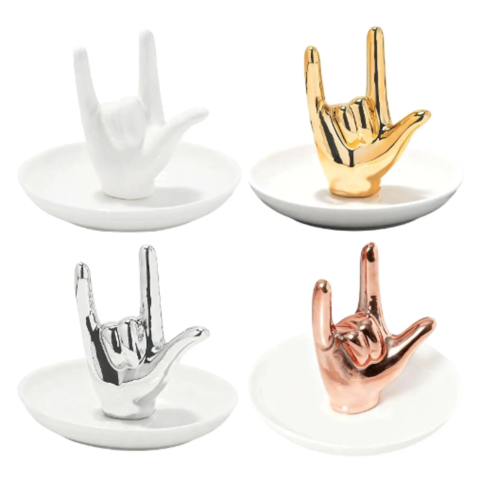 Hand Shaped Ring Holder Jewelry Tray Jewelry Organizer Stand Decor Versatile
Hand Shaped Ring Holder Jewelry Tray Jewelry Organizer Stand Decor Versatile