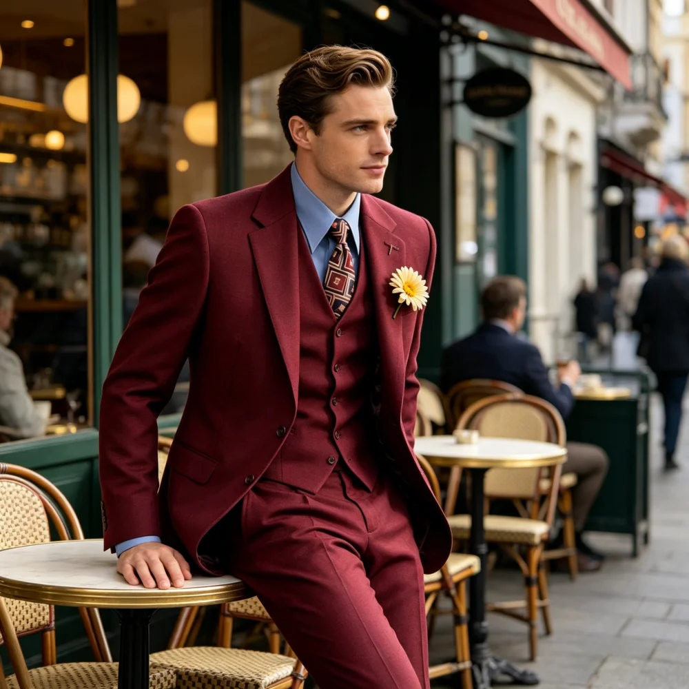 Elegant Casual Men's Three-Piece Suit Slim Fit Design Comfortable Soft Fabric Includes Jacket Pants And Vest
Elegant Casual Men's Three-Piece Suit Slim Fit Design Comfortable Soft Fabric Includes Jacket Pants And Vest