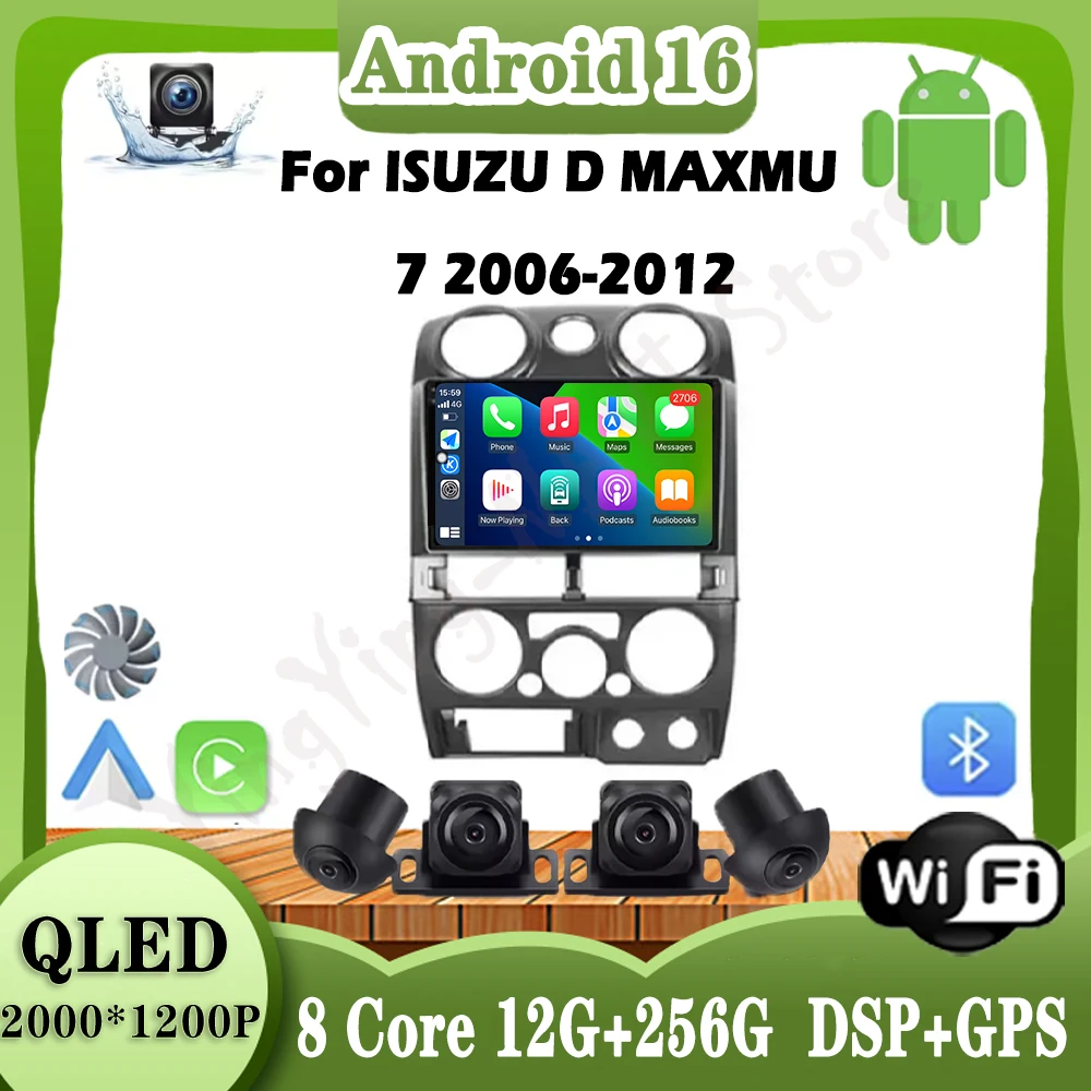 DSP 9 lnch Android 16 For lSUZU D MAXMU 7 2006-2012 Car Radio GPS Stereo Wireless Carplay 4G Wifi Multimedia Video Player
DSP 9 lnch Android 16 For lSUZU D MAXMU 7 2006-2012 Car Radio GPS Stereo Wireless Carplay 4G Wifi Multimedia Video Player