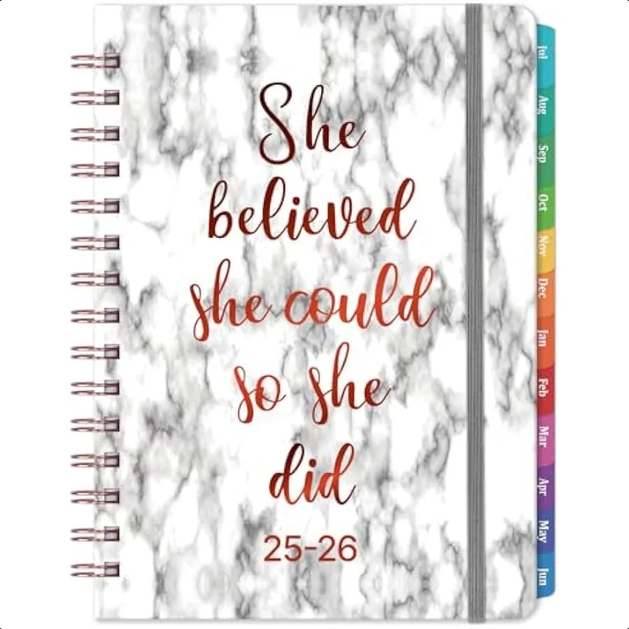 20252026 July 2025June 2026 Weekly Monthly Academic 8.43" x 6.3" 20252026 Weekly and Monthly with Tabs Pocket
20252026 July 2025June 2026 Weekly Monthly Academic 8.43" x 6.3" 20252026 Weekly and Monthly with Tabs Pocket