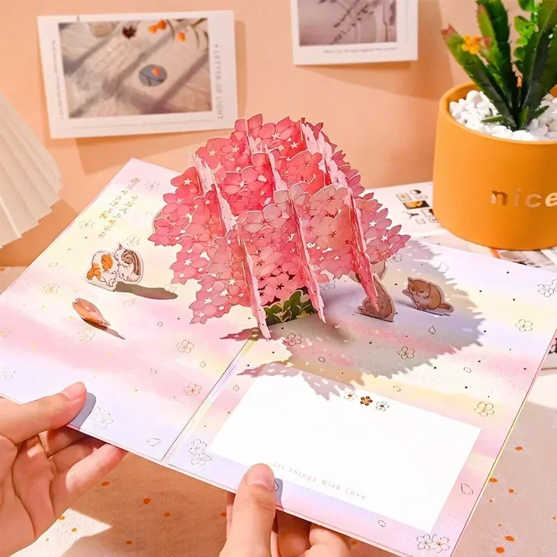 new Romantic style Birthday Christmas Card 3D Pop-up Greeting Cards Postcard Party Wedding Decorations Creative Girl Gifts
new Romantic style Birthday Christmas Card 3D Pop-up Greeting Cards Postcard Party Wedding Decorations Creative Girl Gifts