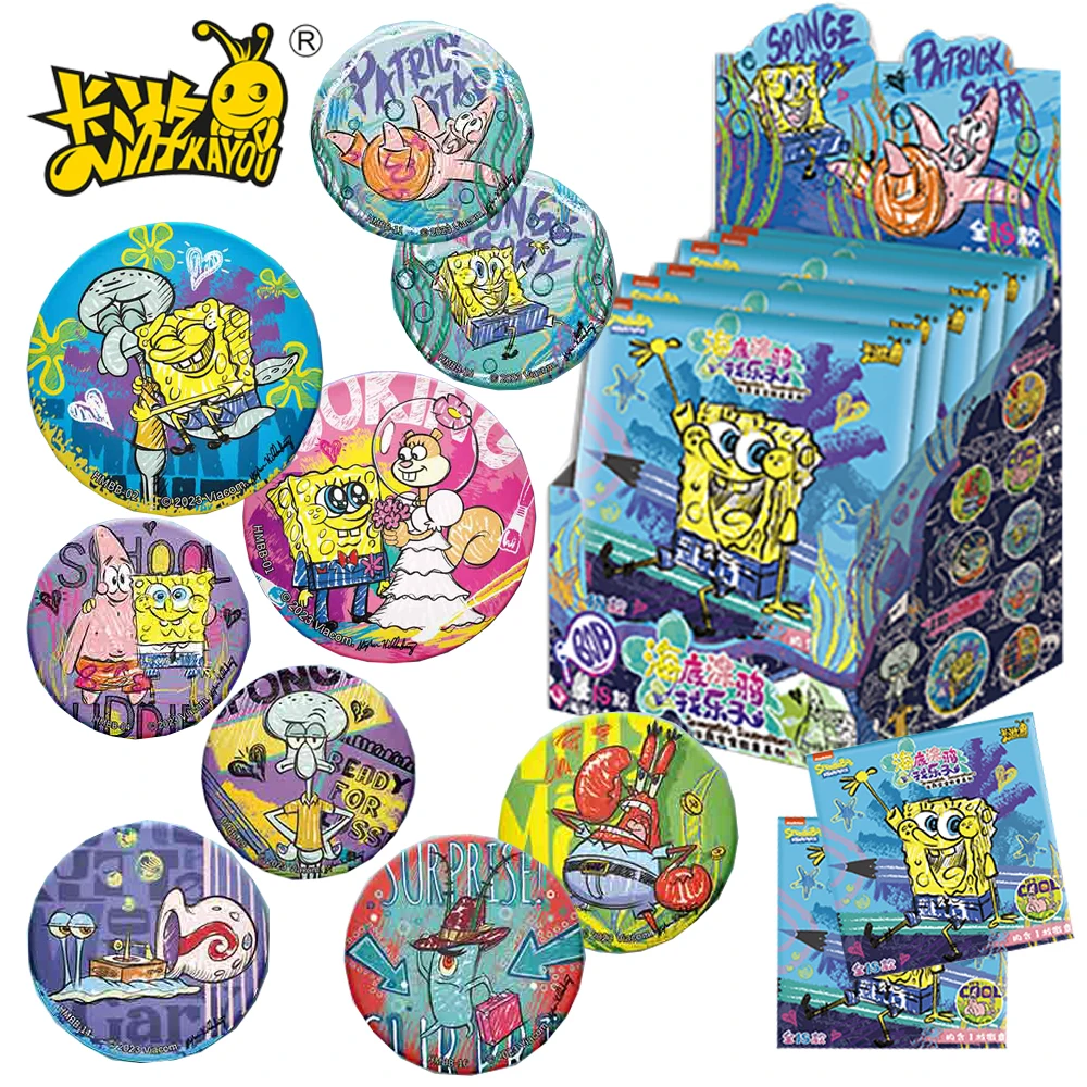 New KAYOU SpongeBob SquarePants Peripheral Badges Sheldon J. Plankton Graffiti Tinplate Pins Special Gifts for Cartoon Lovers
New KAYOU SpongeBob SquarePants Peripheral Badges Sheldon J. Plankton Graffiti Tinplate Pins Special Gifts for Cartoon Lovers