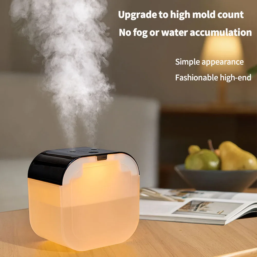 Увлажнитель с двойным распылением, большой объем, увлажнитель для ароматерапии с двойным распылением, USB, портативный небольшой увлажнитель для помещений
Увлажнитель с двойным распылением, большой объем, увлажнитель для ароматерапии с двойным распылением, USB, портативный небольшой увлажнитель для помещений