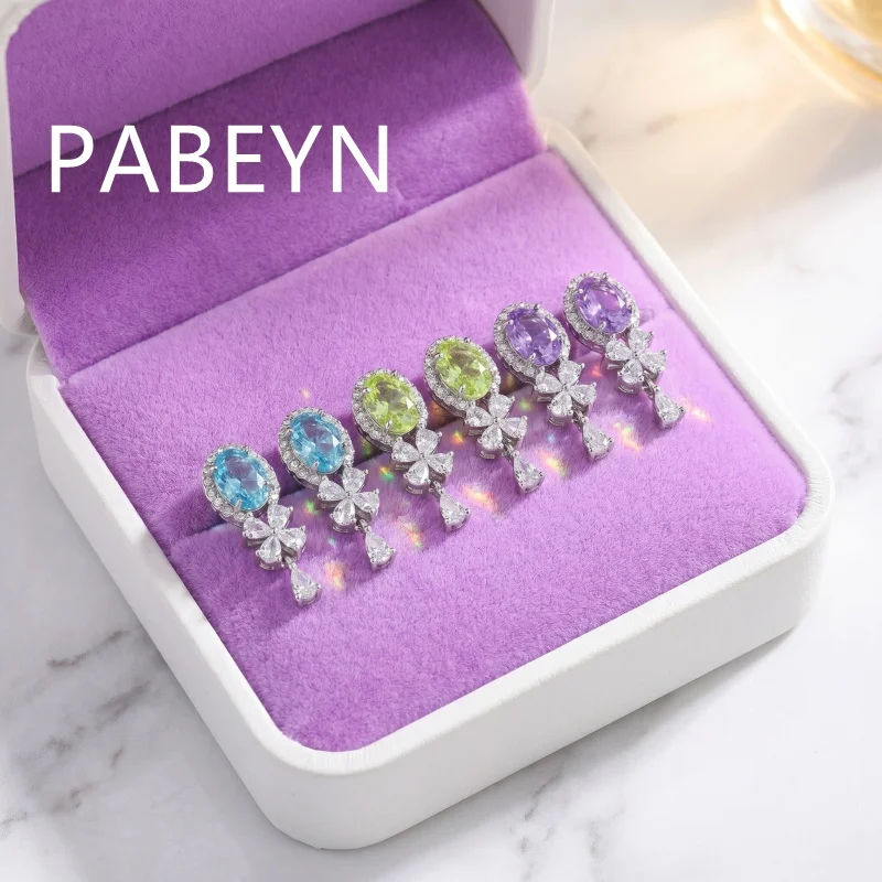 925 Sterling Silver Fashion Light Luxury Ice Flower Cut Smart Pigeon Egg Four-leaf Clover Zircon Stud Earrings Birthday Gift
925 Sterling Silver Fashion Light Luxury Ice Flower Cut Smart Pigeon Egg Four-leaf Clover Zircon Stud Earrings Birthday Gift