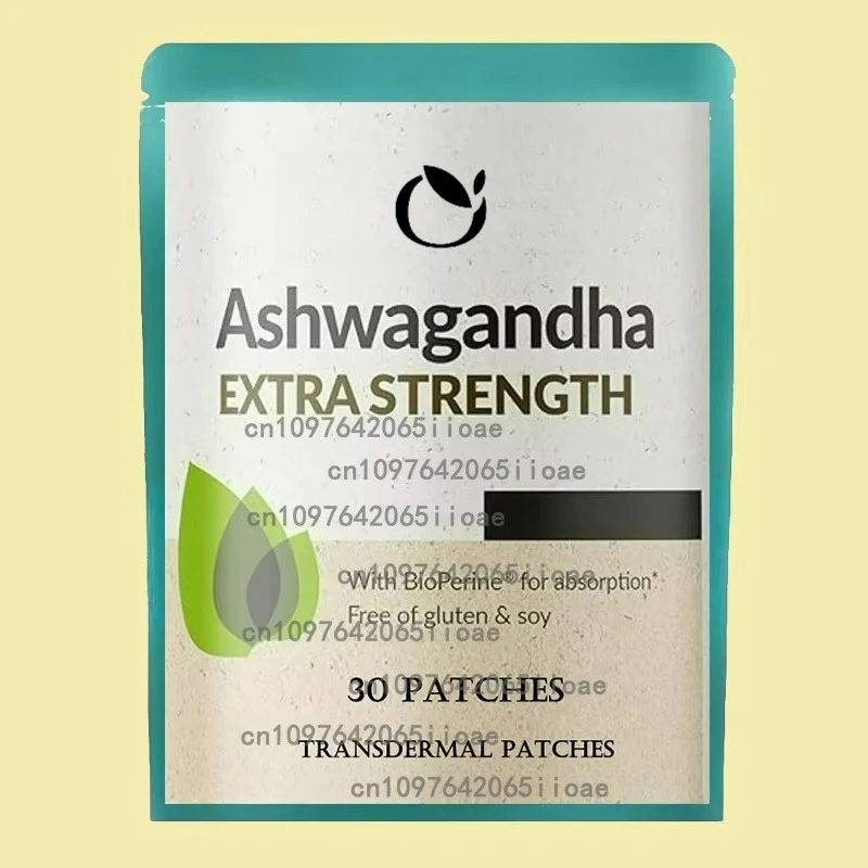 30 Patches Ashwagandha Transdermal Patches Natural Energy, Strength Stress & Mood Support
30 Patches Ashwagandha Transdermal Patches Natural Energy, Strength Stress & Mood Support