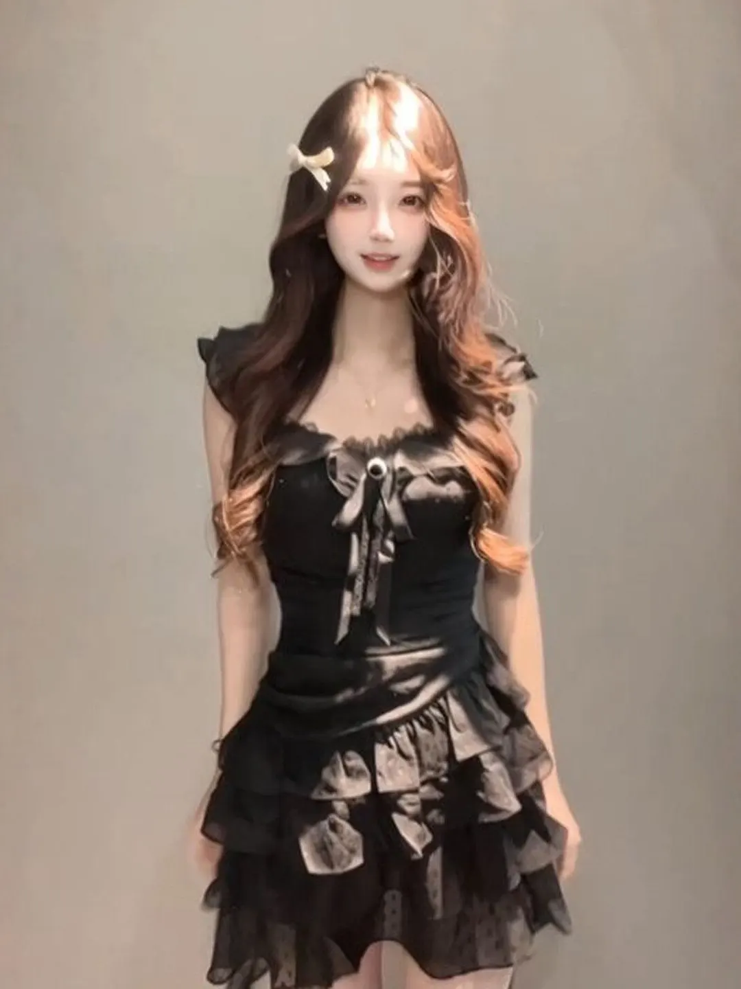Elegant Summer Short Dress Women's Sleeveless V-Neck High Waist Lace Detail Slimming Skirt Casual Business City Walk Beach We...
Elegant Summer Short Dress Women's Sleeveless V-Neck High Waist Lace Detail Slimming Skirt Casual Business City Walk Beach We...