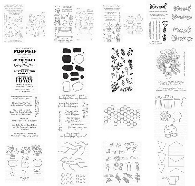 Cherry Hexagon Bunny Movie Icons Clear Stamps Cutting Dies Hot Foils Scrapbooking for April 2023 New Paper Making Frames Card
Cherry Hexagon Bunny Movie Icons Clear Stamps Cutting Dies Hot Foils Scrapbooking for April 2023 New Paper Making Frames Card
