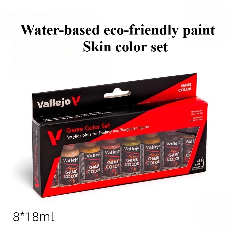 8 цветов/набор, 18 мл/бутылка, цвет кожи, ручная роспись, модель на водной основе, краска, масштабная фигурка «сделай сам», модель, экологически чистый цветной пигмент
8 цветов/набор, 18 мл/бутылка, цвет кожи, ручная роспись, модель на водной основе, краска, масштабная фигурка «сделай сам», модель, экологически чистый цветной пигмент