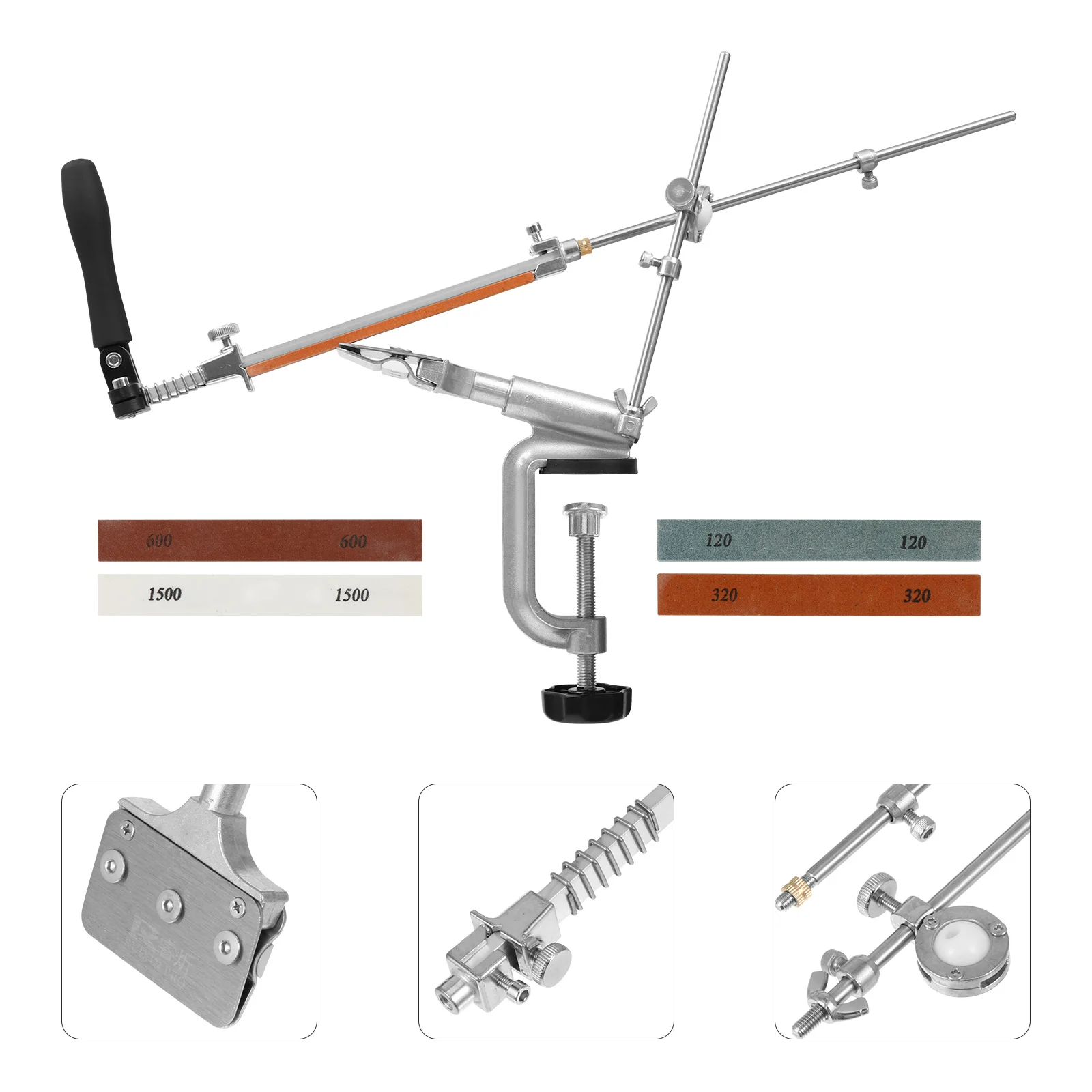 1Set Multi-Function Knife Sharpener Versatile Grinding Tool for Knives Cutters and Scissors Adjustable Angle Design for Better
1Set Multi-Function Knife Sharpener Versatile Grinding Tool for Knives Cutters and Scissors Adjustable Angle Design for Better