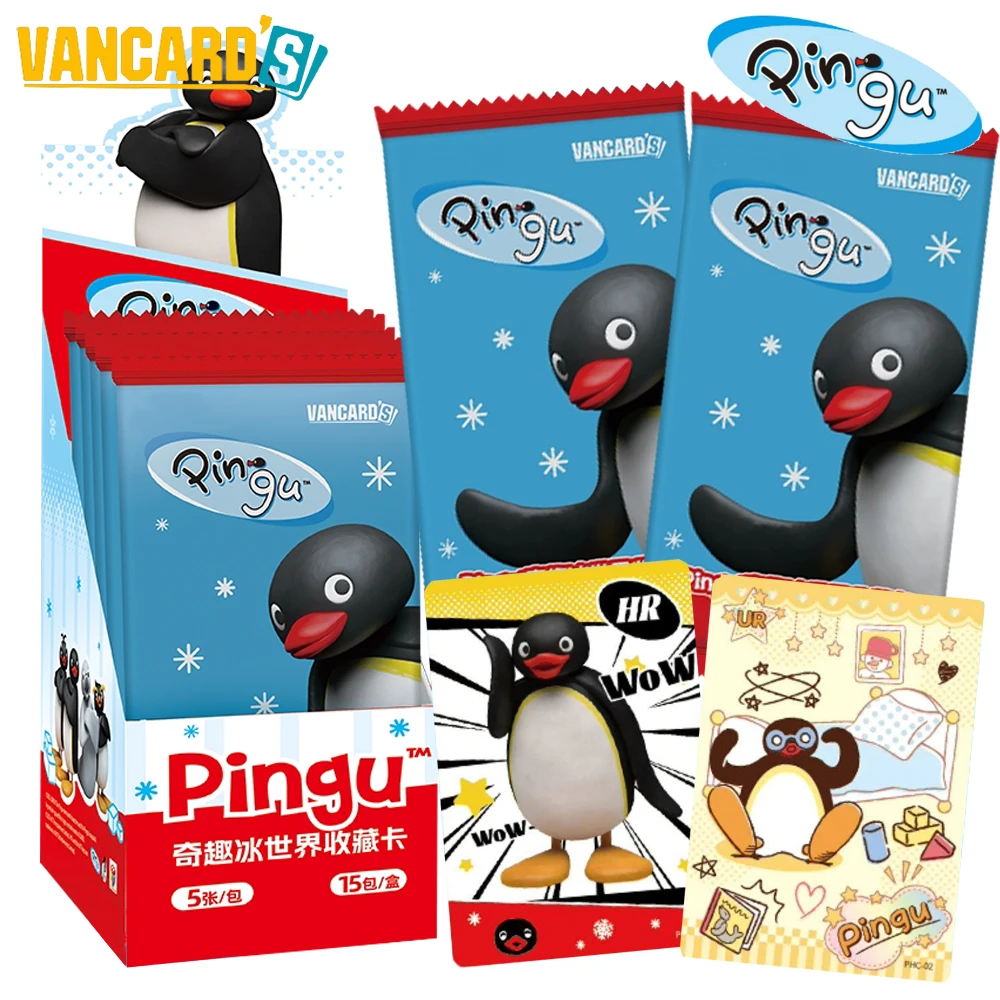Original Vancard's Pingu Collection Cards Animated Cartoon Cute Penguin Dreamy Warmth and Healing Character Cards Gifts for Kids
Original Vancard's Pingu Collection Cards Animated Cartoon Cute Penguin Dreamy Warmth and Healing Character Cards Gifts for Kids