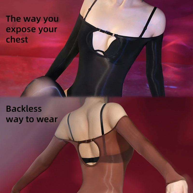 Sexy underwear shoulder greedy horse oil body stockings tights sexy one-piece mid-tube socks stitching L66
Sexy underwear shoulder greedy horse oil body stockings tights sexy one-piece mid-tube socks stitching L66