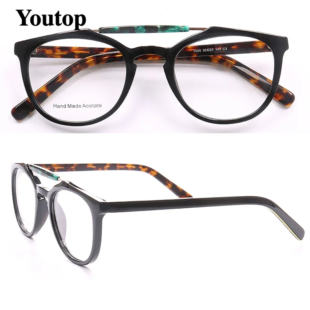 Double Bridge Women Tortoise Eyeglass Frame Men Round Glasses Frames Light Acetate Full Rim Retro Classic Rx Eyewear Transparent
Double Bridge Women Tortoise Eyeglass Frame Men Round Glasses Frames Light Acetate Full Rim Retro Classic Rx Eyewear Transparent