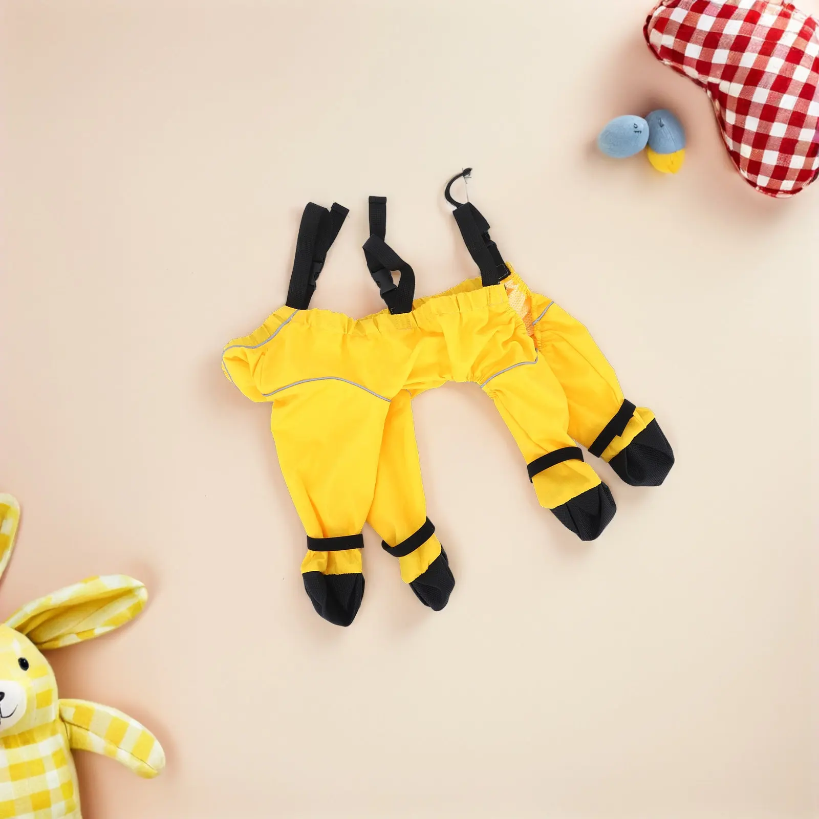Waterproof Dog Rain Boots Suspender Yellow Small Medium Puppy Dog Shoes Paw Protector Anti Slip Belly Protector Outdoor Hiking
Waterproof Dog Rain Boots Suspender Yellow Small Medium Puppy Dog Shoes Paw Protector Anti Slip Belly Protector Outdoor Hiking