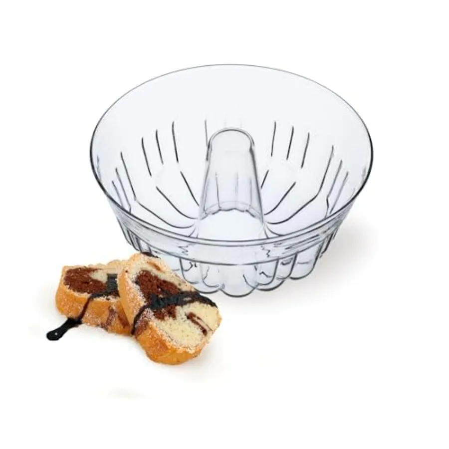 Прозрачная стеклянная форма для выпечки Bundt с рифленой поверхностью, термостойкая, устойчивая к перепадам температур, 1,4 литра (5,4 чашки), сделано в Европе, для небольших кексов, пудингов, десертов
Прозрачная стеклянная форма для выпечки Bundt с рифленой поверхностью, термостойкая, устойчивая к перепадам температур, 1,4 литра (5,4 чашки), сделано в Европе, для небольших кексов, пудингов, десертов