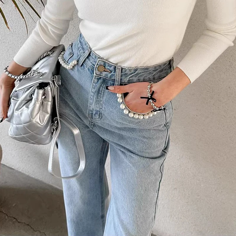 2024 New Spring Summer Women's Trousers Vintage High Waist Pants All-Matching Slimming and Straight Jeans Trousers for Lady
2024 New Spring Summer Women's Trousers Vintage High Waist Pants All-Matching Slimming and Straight Jeans Trousers for Lady