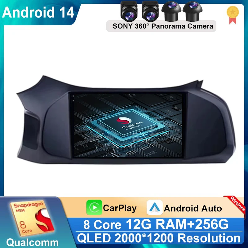 2 Din Car Radio WIFI Android 14 Multimedia Stereo Player GPS Navigation Wireless Carplay Autoradio For Chevrolet Onix 2014-2019
2 Din Car Radio WIFI Android 14 Multimedia Stereo Player GPS Navigation Wireless Carplay Autoradio For Chevrolet Onix 2014-2019