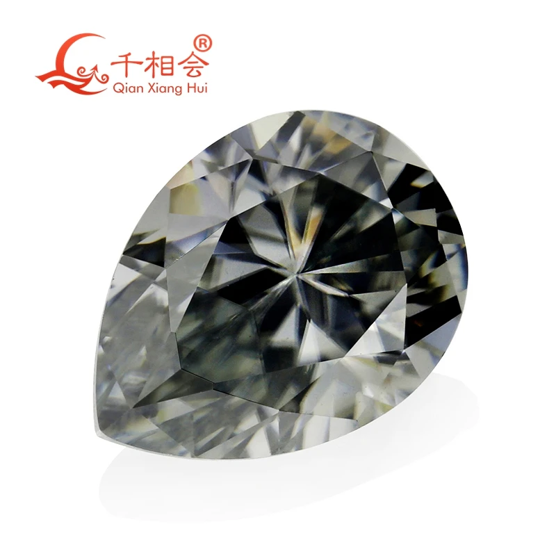 0.5ct-6ct gray grey color pear shape diamond cut moissanite loose stone for jewelry making
0.5ct-6ct gray grey color pear shape diamond cut moissanite loose stone for jewelry making