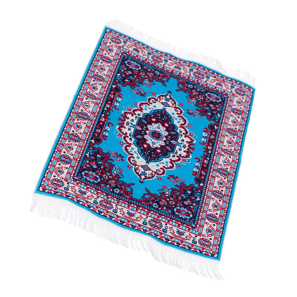 Dollhouse Furniture Accessory Turkish Style Silk Rug Mini Carpet Patterned Mat for 1 12 Miniature House Decoration
Dollhouse Furniture Accessory Turkish Style Silk Rug Mini Carpet Patterned Mat for 1 12 Miniature House Decoration