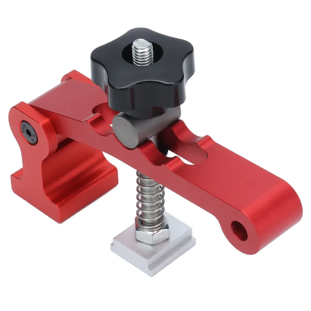 T-Slot Quick Acting T Track Clamps Mini Size Desktop Fixed Hold Down Clamp T Track Stop Block Woodworking Table
T-Slot Quick Acting T Track Clamps Mini Size Desktop Fixed Hold Down Clamp T Track Stop Block Woodworking Table