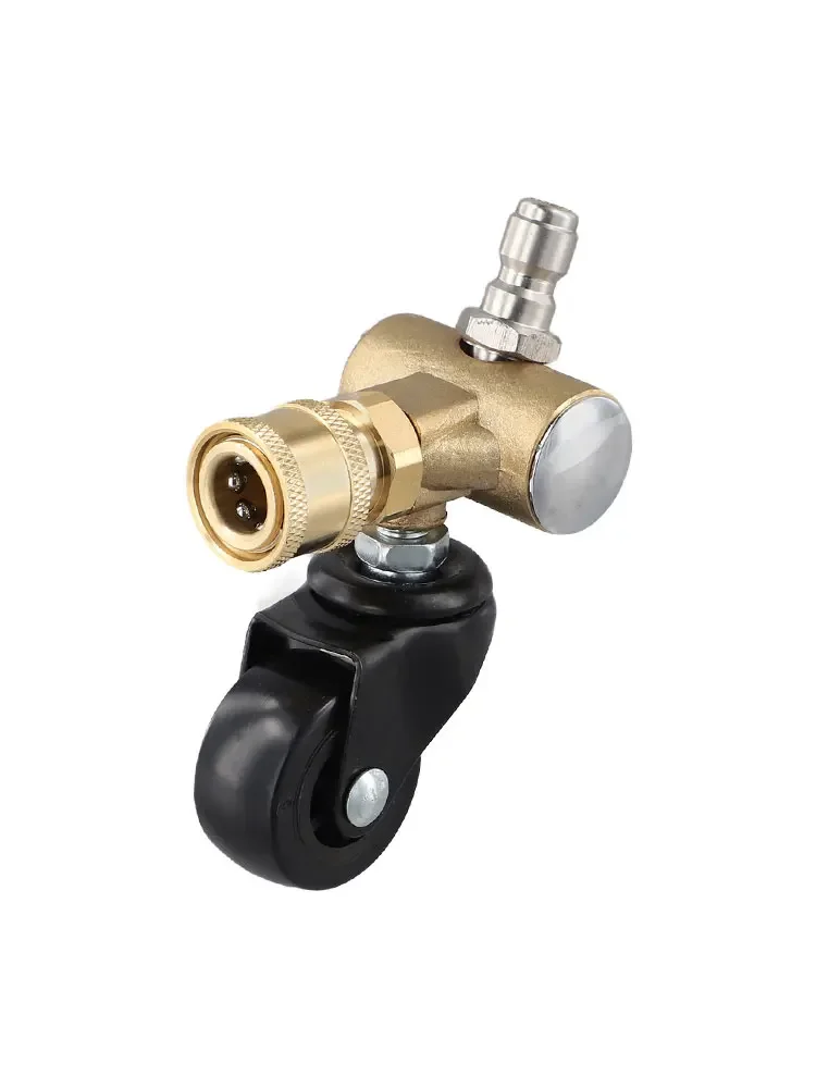 Car Undercarriage Cleaning Swivel Wheel 1/4" High Pressure Cleaner Adapter Garden Cleaning Quick Connector Rotating Wheel
Car Undercarriage Cleaning Swivel Wheel 1/4" High Pressure Cleaner Adapter Garden Cleaning Quick Connector Rotating Wheel