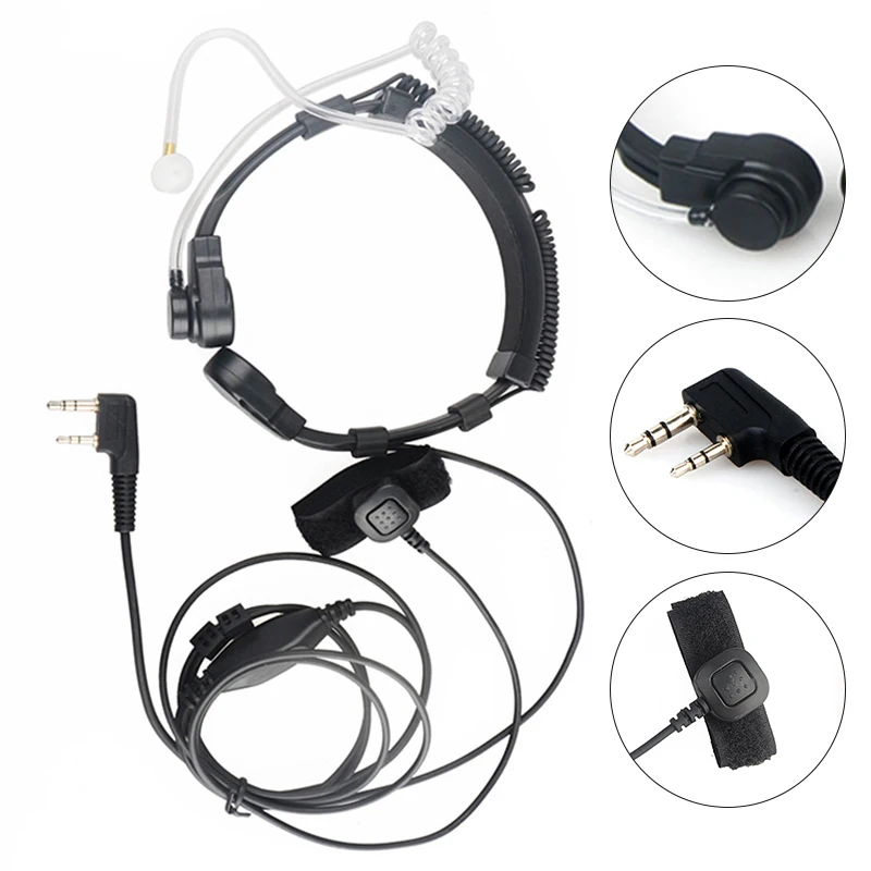 Professional Throat Headphones For Walkie-Talkies Compatible With For Bao-feng Interphone Earphones Walkie-Talkie Parts
Professional Throat Headphones For Walkie-Talkies Compatible With For Bao-feng Interphone Earphones Walkie-Talkie Parts