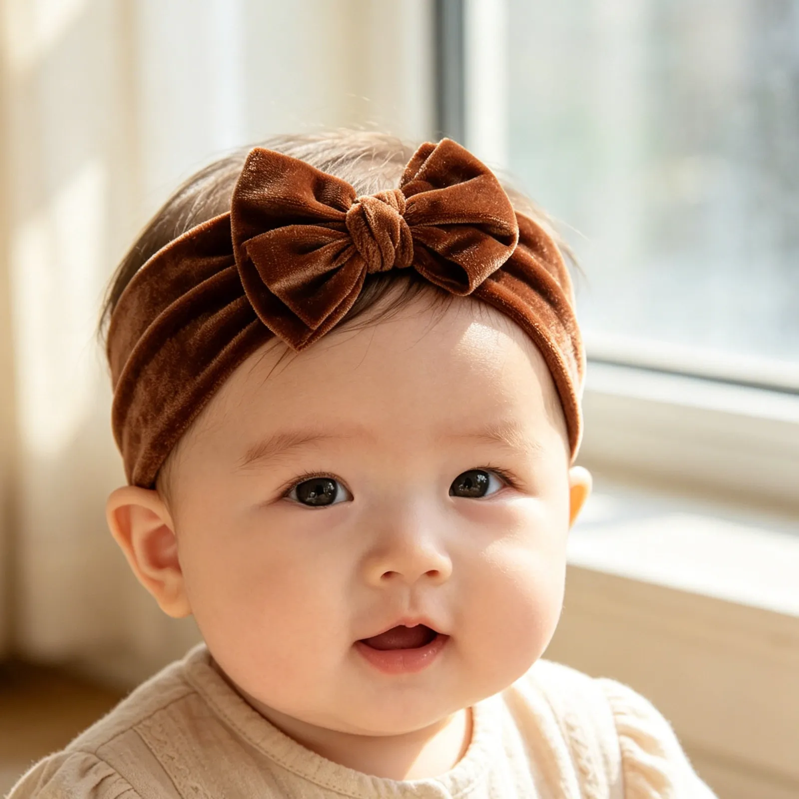 3Pcs Baby Girls Bow Headbands Soft Stretchy Wide Elastic Turban Headbands for Infants Toddlers Comfortable All-Day Wear Photo
3Pcs Baby Girls Bow Headbands Soft Stretchy Wide Elastic Turban Headbands for Infants Toddlers Comfortable All-Day Wear Photo