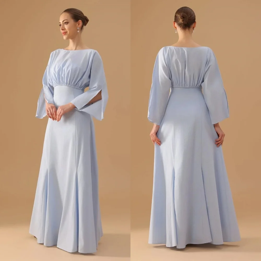 Customized Chiffon Pleat O-Neck A-line Long Dresses Bespoke Occasion Homecoming Elegant Simple Sizes Available
Customized Chiffon Pleat O-Neck A-line Long Dresses Bespoke Occasion Homecoming Elegant Simple Sizes Available