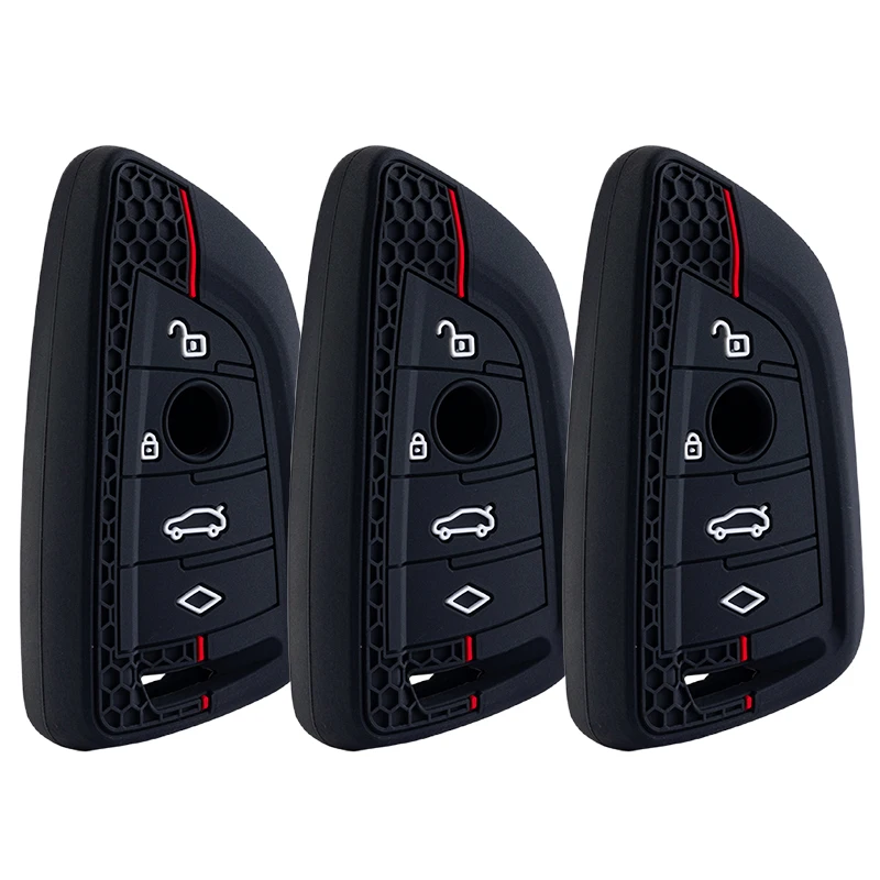 Силиконовый модный чехол-накладка для автомобильного ключа-пульта BMW X1 X3 X5 X6 X7 1 3 5 6 7 Series G20 G30 G11 F15 F16 G01 G02 F48
Силиконовый модный чехол-накладка для автомобильного ключа-пульта BMW X1 X3 X5 X6 X7 1 3 5 6 7 Series G20 G30 G11 F15 F16 G01 G02 F48