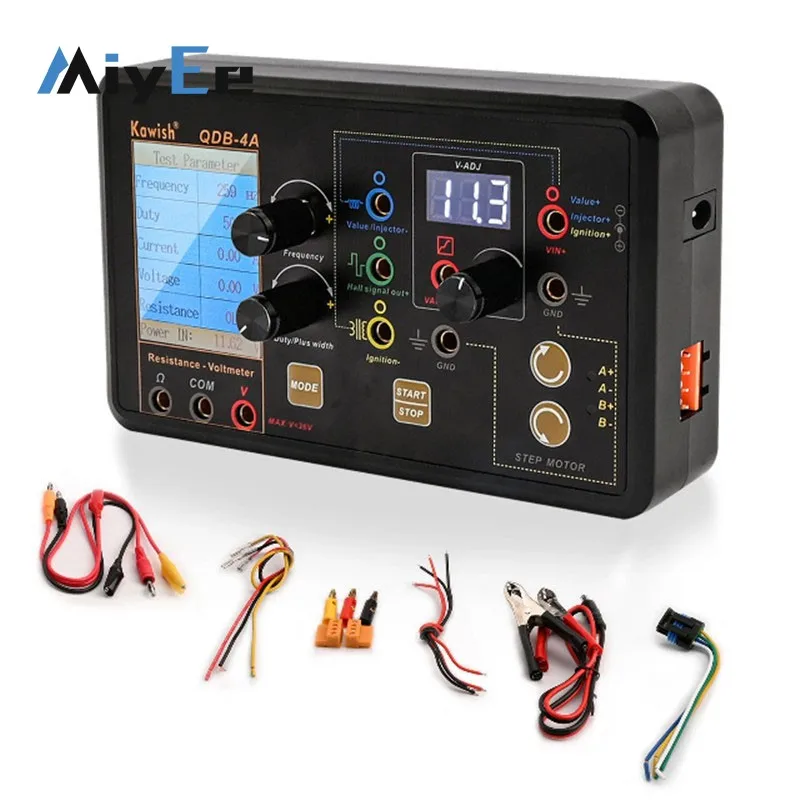 QDB-4A Automotive Ignition Coil Tester Injector Solenoid Valve Idling Stepper Motor Instrument Fault Detector
QDB-4A Automotive Ignition Coil Tester Injector Solenoid Valve Idling Stepper Motor Instrument Fault Detector