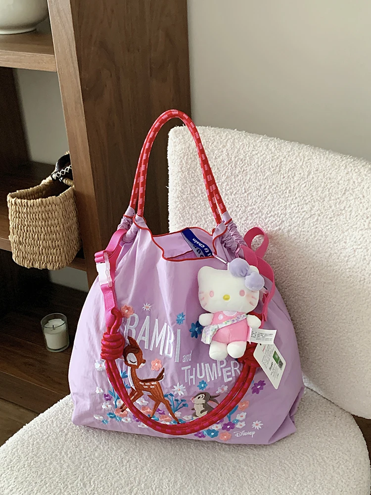 New Japanese Sle Embroidered Deerstalker op Bag Crossbody Handbag Youth Casual Nylon Fabric Cartoon Anime Pattern
New Japanese Sle Embroidered Deerstalker op Bag Crossbody Handbag Youth Casual Nylon Fabric Cartoon Anime Pattern