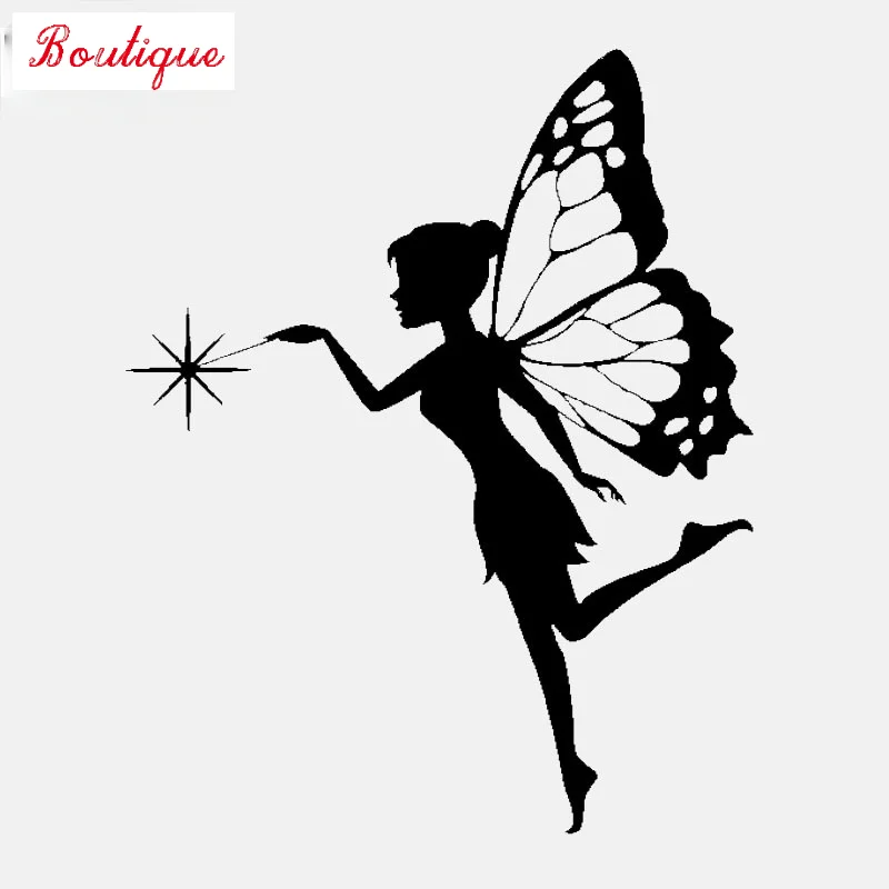 Personalized Butterfly Fairy accessories reflective waterproof sunscreen cover scratch VINYL STICKER BLACK / silver c15cm * 12cm
Personalized Butterfly Fairy accessories reflective waterproof sunscreen cover scratch VINYL STICKER BLACK / silver c15cm * 12cm