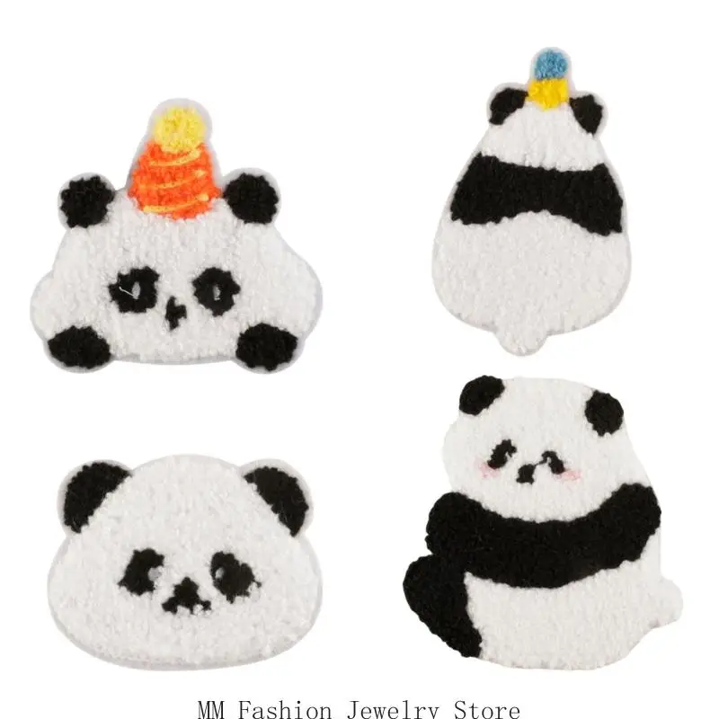 Set Of 4 Panda Theme Cloth Patches Embroidered Appliques Sewing Supply Perfect For Decorating Clothes And Accessories
Set Of 4 Panda Theme Cloth Patches Embroidered Appliques Sewing Supply Perfect For Decorating Clothes And Accessories