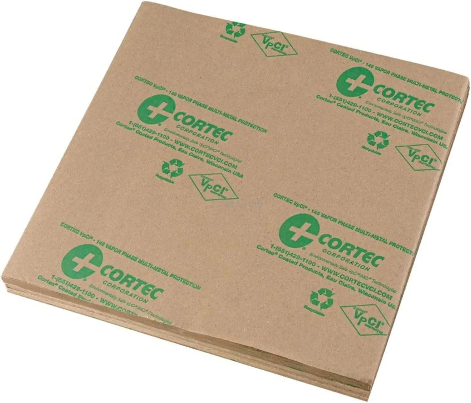 Anti-Rust VCI Paper Sheets 12x12 Inches, 35# Kraft, 50 Pack - Corrosion Protection for Metal Parts
Anti-Rust VCI Paper Sheets 12x12 Inches, 35# Kraft, 50 Pack - Corrosion Protection for Metal Parts