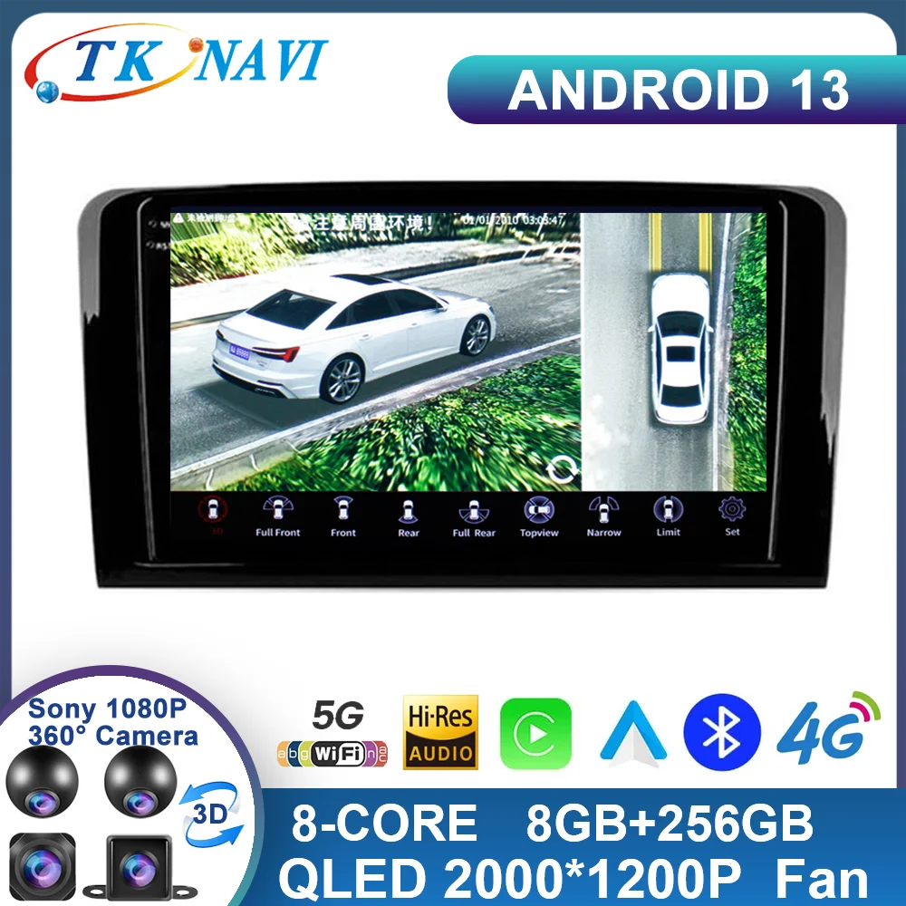 Android 13 для Mercedes Benz W164 ML GL 2005 - 2012 8 ГБ + 256 ГБ автомобильное стерео радио GPS CarPlay мультимедийный видеоплеер RDS 2 Din DVD
Android 13 для Mercedes Benz W164 ML GL 2005 - 2012 8 ГБ + 256 ГБ автомобильное стерео радио GPS CarPlay мультимедийный видеоплеер RDS 2 Din DVD
