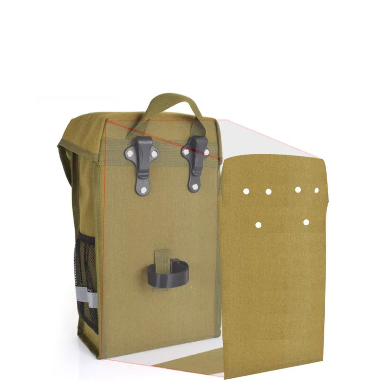 Bicycle Front Rack Bag Quick Release 13L Mountain Bike Side Bag Waterproof Canvas Cycling Bag Travel Pannier Bag
Bicycle Front Rack Bag Quick Release 13L Mountain Bike Side Bag Waterproof Canvas Cycling Bag Travel Pannier Bag