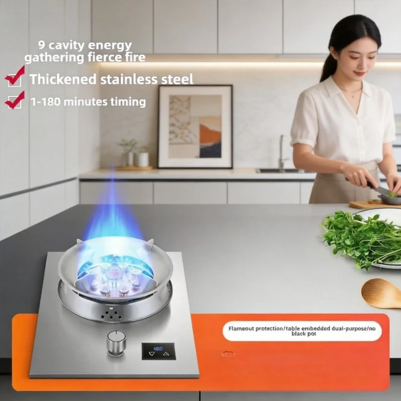 Household Single Gas Stove Liquefied Natural Gas Embedded Desktop Energy Saving Burner
Household Single Gas Stove Liquefied Natural Gas Embedded Desktop Energy Saving Burner