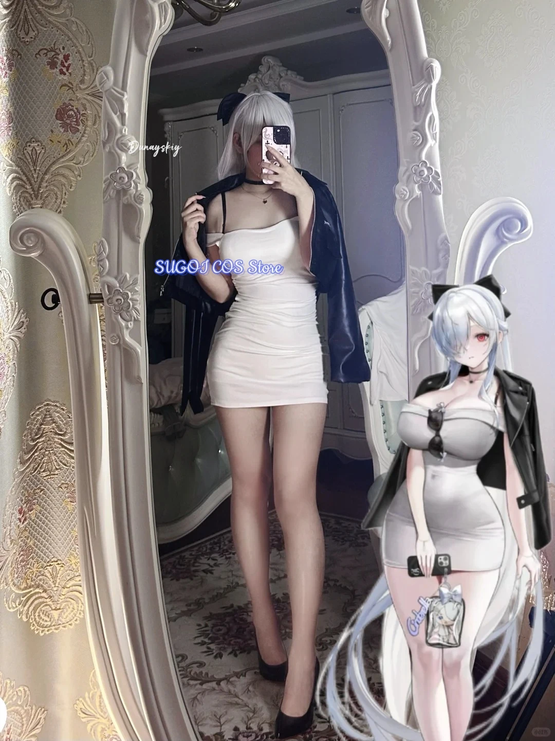 Goddess of Victory Nikke Cinderella Cosplay Costume Bandeau Hip Skirt Cropped jacket Set Cinderella Role-play Women Sexy Dress
Goddess of Victory Nikke Cinderella Cosplay Costume Bandeau Hip Skirt Cropped jacket Set Cinderella Role-play Women Sexy Dress