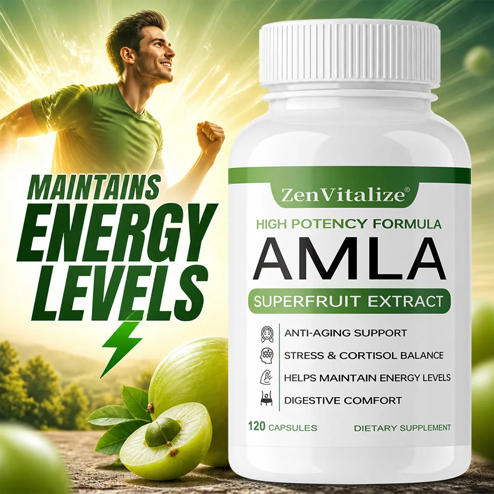 Amla Extract Capsules 1000mg, Antioxidant Supplement, Supports Digestive, Detox, Skin, Immune & Daily Vitality Wellness, Vegan
Amla Extract Capsules 1000mg, Antioxidant Supplement, Supports Digestive, Detox, Skin, Immune & Daily Vitality Wellness, Vegan