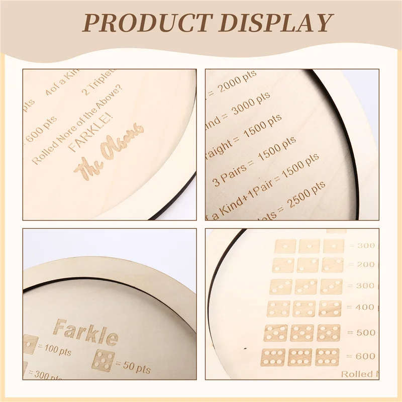 A63T-Farkle Dice Tray Farkle Classic Dice Game With Tray The Classic Family Game 30Cm
A63T-Farkle Dice Tray Farkle Classic Dice Game With Tray The Classic Family Game 30Cm