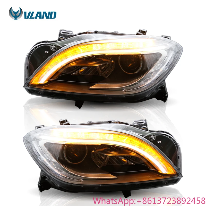 Vland Manufacturer Wholesale Head Light Car Part Front Head Lamp for Mercedes Benz ML166 ML HID Edition 2015-2018 
Vland Manufacturer Wholesale Head Light Car Part Front Head Lamp for Mercedes Benz ML166 ML HID Edition 2015-2018