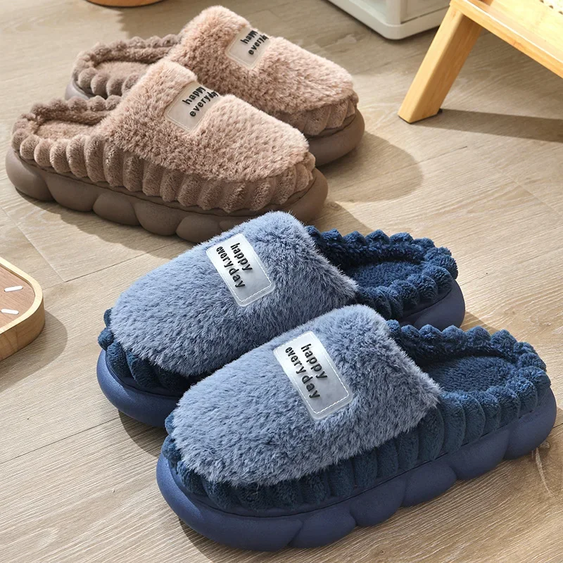 Fashion Thickened Plush Winter Slippers Unisex Keep Warm Thick Bottom Indoor Slides Women Comfort Non Slip Home Slippers 2024
Fashion Thickened Plush Winter Slippers Unisex Keep Warm Thick Bottom Indoor Slides Women Comfort Non Slip Home Slippers 2024