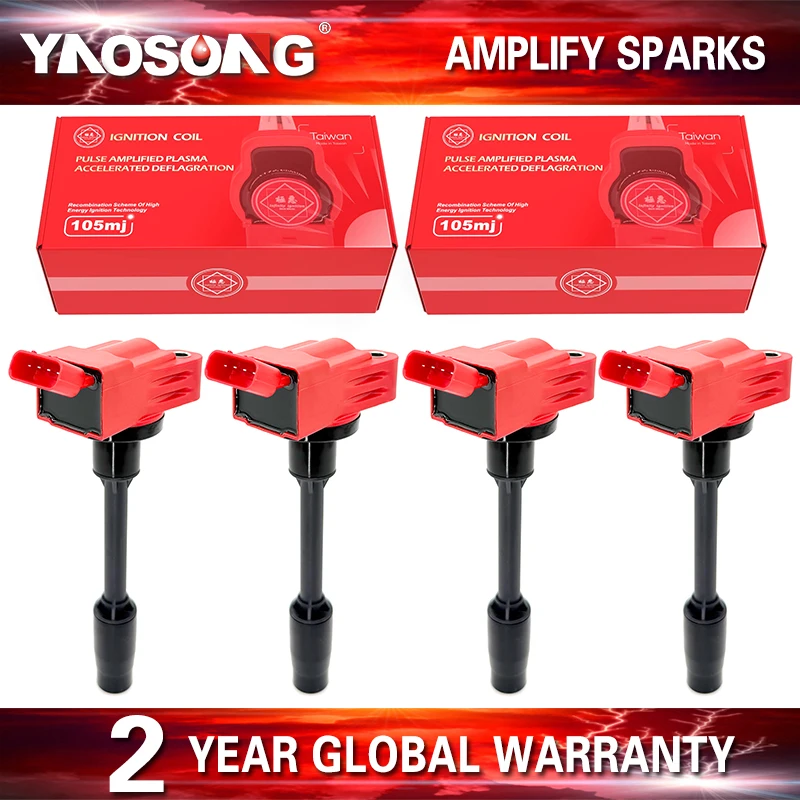 4PCS Performance Ignition Coil Pack 90919-02272 9091902272 UF811 UF-811 For Toyota Prius 1.8L L4
4PCS Performance Ignition Coil Pack 90919-02272 9091902272 UF811 UF-811 For Toyota Prius 1.8L L4