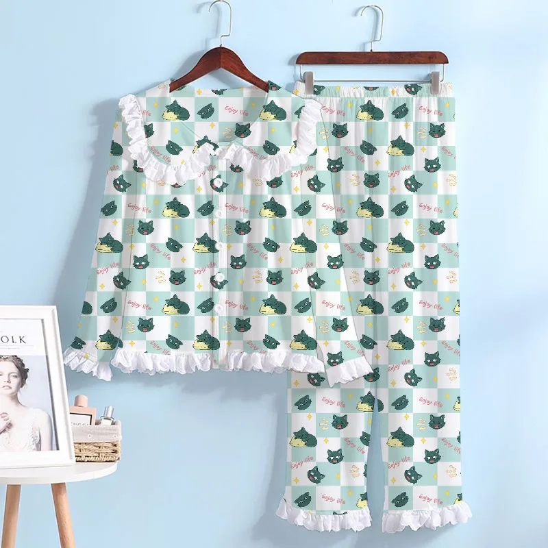 Аниме-игра 2025 GS Impact Cos Xiao, унисекс, версия Q, милый принт, весенне-осенняя домашняя одежда в клетку с длинными рукавами, пижама
Аниме-игра 2025 GS Impact Cos Xiao, унисекс, версия Q, милый принт, весенне-осенняя домашняя одежда в клетку с длинными рукавами, пижама