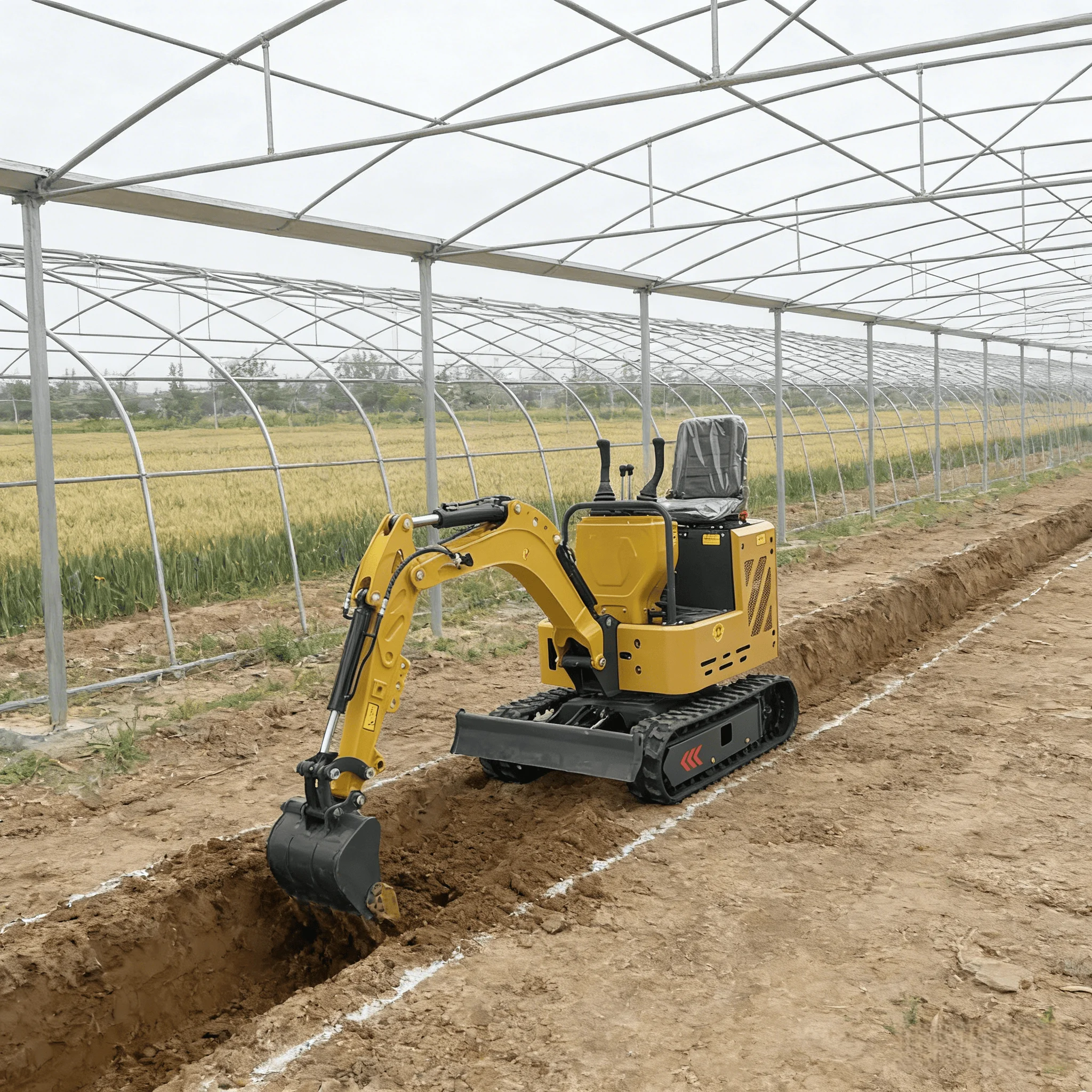 1.2-ton small excavator is fully equipped for agricultural engineering tasks such as trenching crushing soil turning and wee
1.2-ton small excavator is fully equipped for agricultural engineering tasks such as trenching crushing soil turning and wee