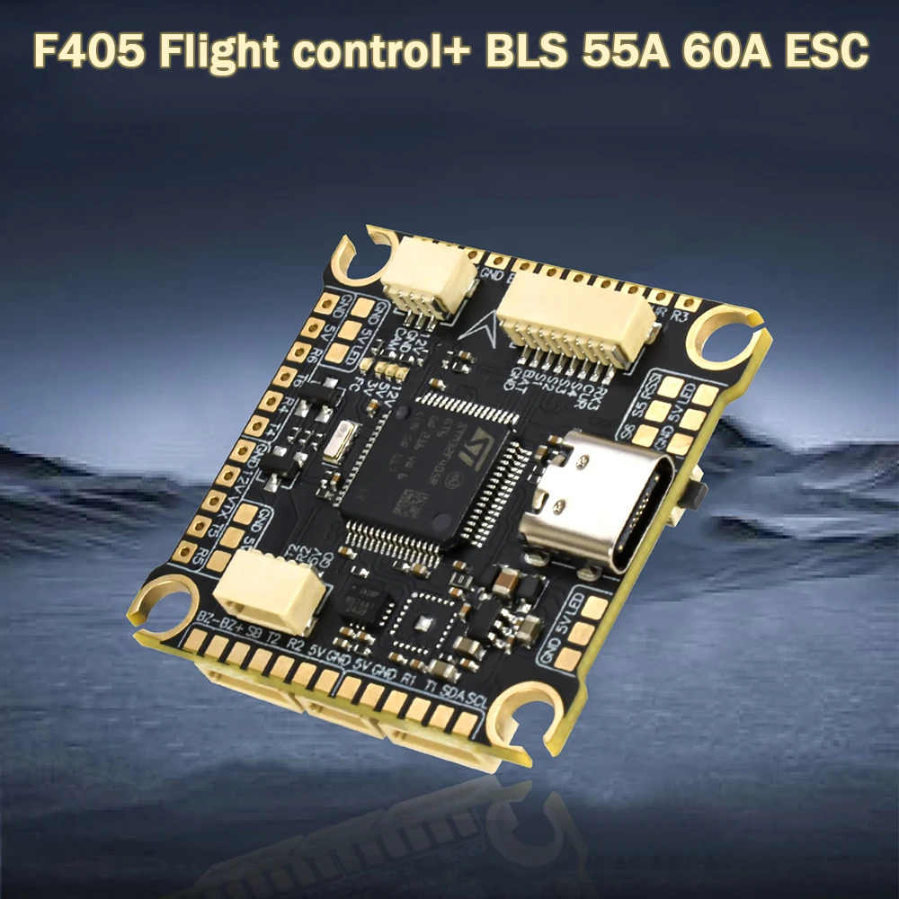 9IMOD F405 Flight Stack F405 Flight Control 55A/60A ESC 3-6S Lipo 30.5x30.5mm ICM42688 Gyro For Remote Control FPV Racing Drone
9IMOD F405 Flight Stack F405 Flight Control 55A/60A ESC 3-6S Lipo 30.5x30.5mm ICM42688 Gyro For Remote Control FPV Racing Drone