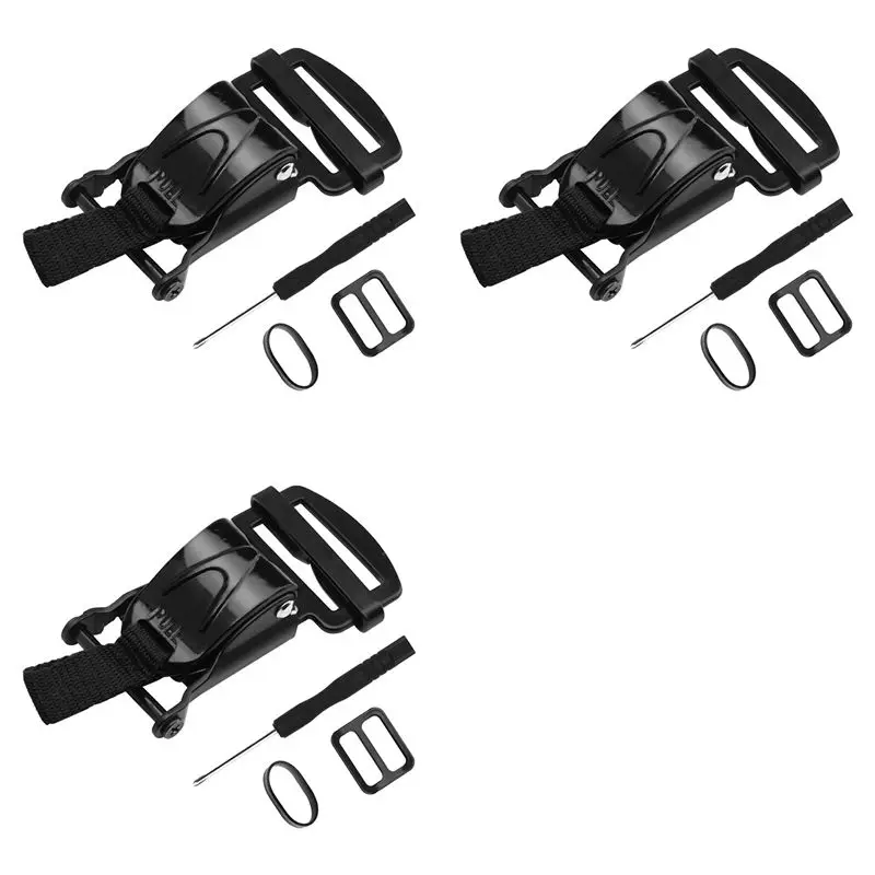 Efficientt-3X Helmet Quick Release Buckle Replacement Kit, Ratcheted Helmets For Chin Strap Up To 1Inch, Motorcycle Helmets Blac
Efficientt-3X Helmet Quick Release Buckle Replacement Kit, Ratcheted Helmets For Chin Strap Up To 1Inch, Motorcycle Helmets Blac