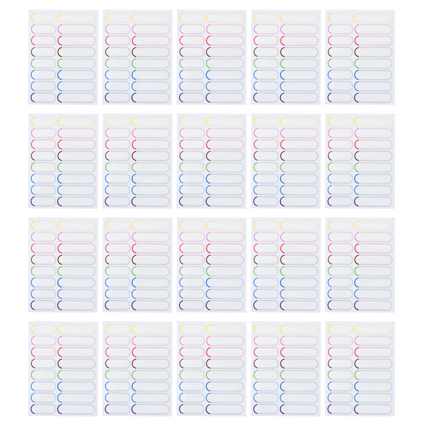 20 Sheets Waterproof Self-Adhesive Name Labels Transparent Protective Layer Strong Adhesion for Water Bottles Sippy Cups Lunch
20 Sheets Waterproof Self-Adhesive Name Labels Transparent Protective Layer Strong Adhesion for Water Bottles Sippy Cups Lunch